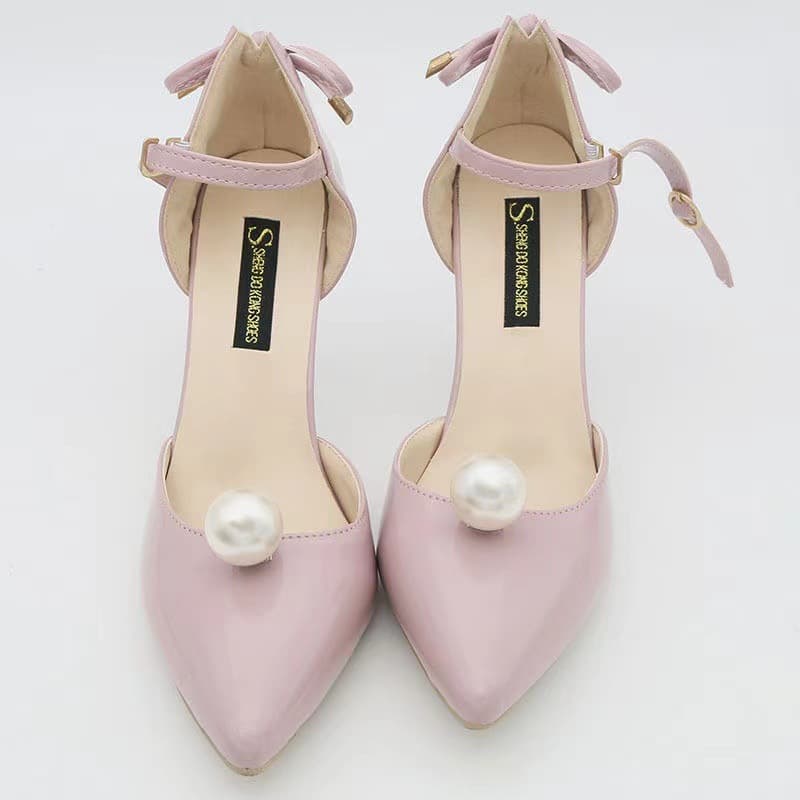 Detachable Shoe Buckle High Heel Shoe Decoration Wedding Shoe Accessory Pearl Shoe Clip Toe Vamp Matching