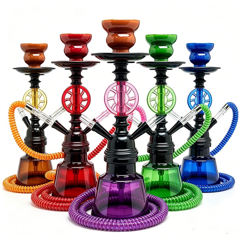 Factory Direct Wholesale Arabic Hookah Bar KTV Complete Set Classic Black Two-Person Hookah Arabic Style