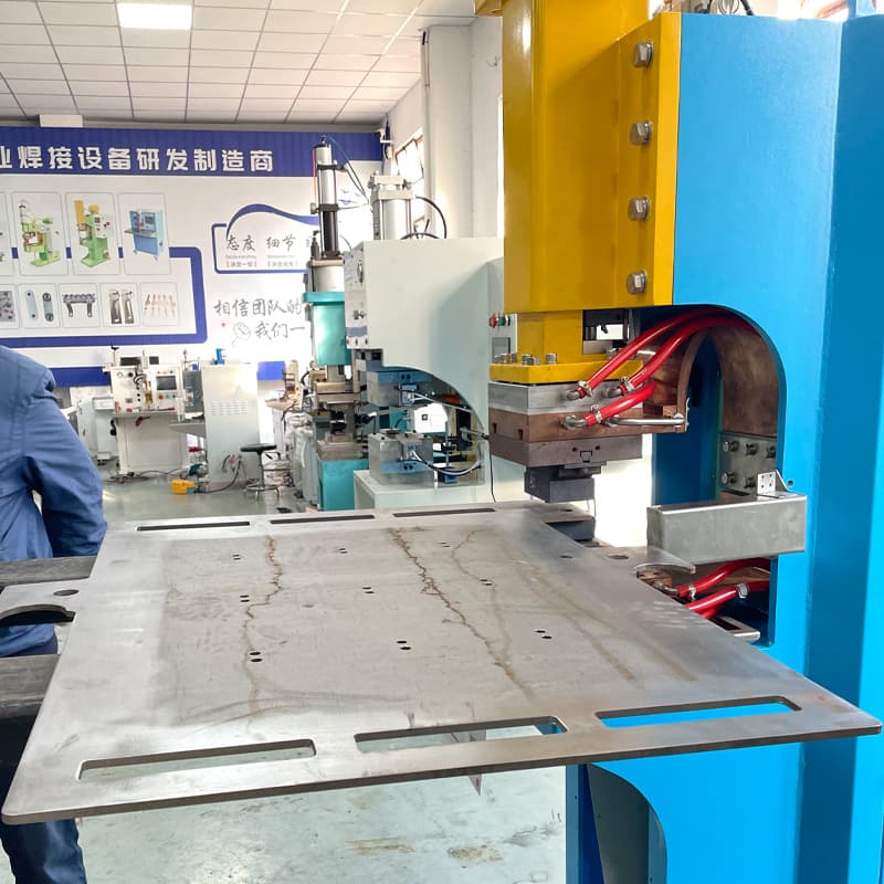 Copper-aluminum foil soft connections, copper-aluminum busbar, nickel sheet, brass steel plate polymer diffusion welding samples, press welding machine samples