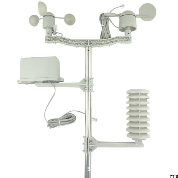 Misol Accessory: Outdoor Components Including Anemometer, Wind Vane, Temperature and Humidity, Rain Gauge WS02