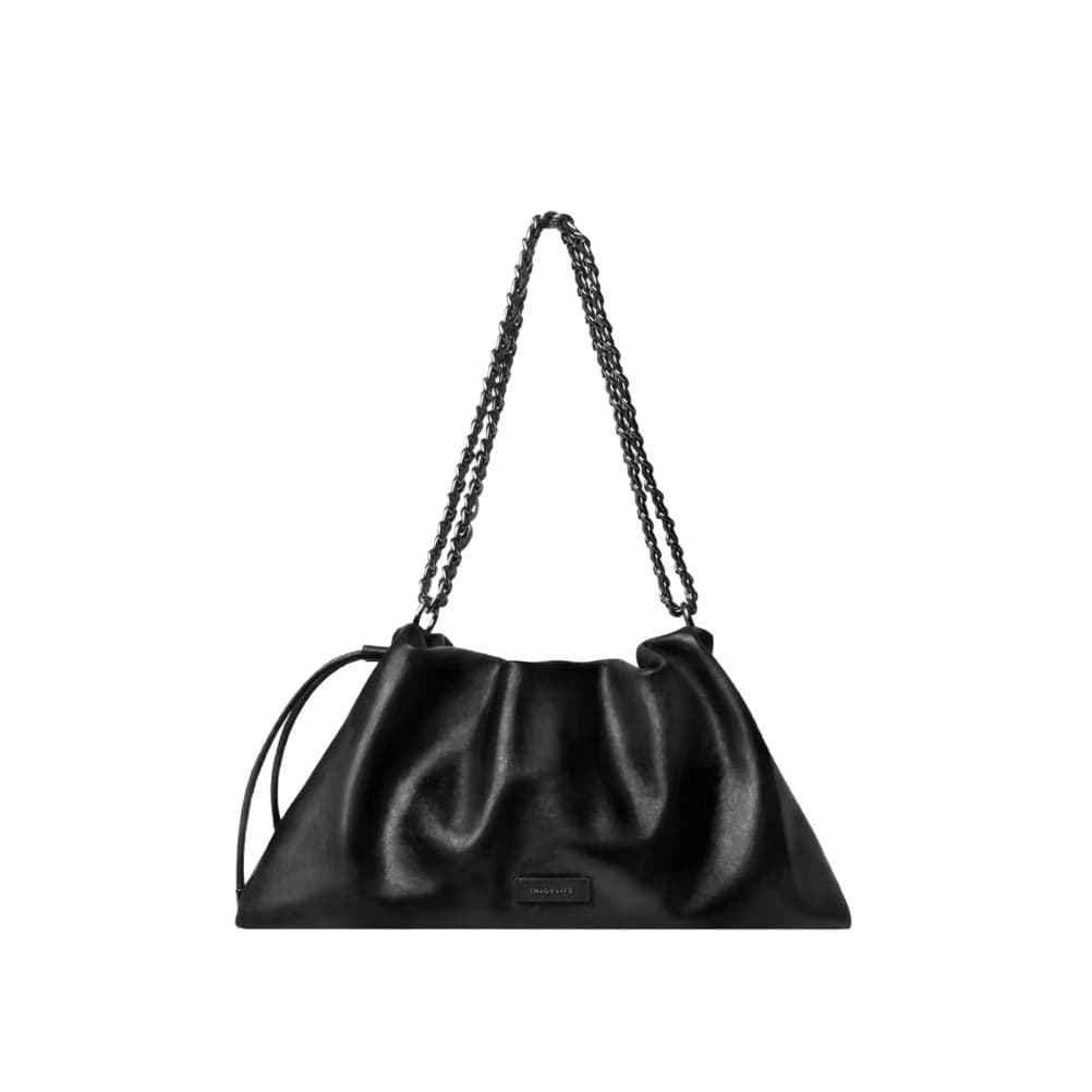 [Wang Yuwen Same Style] INJOYLIFE Chain Garbage Bag Autumn/Winter Commuter Tote Bag Shoulder Hobo Bag