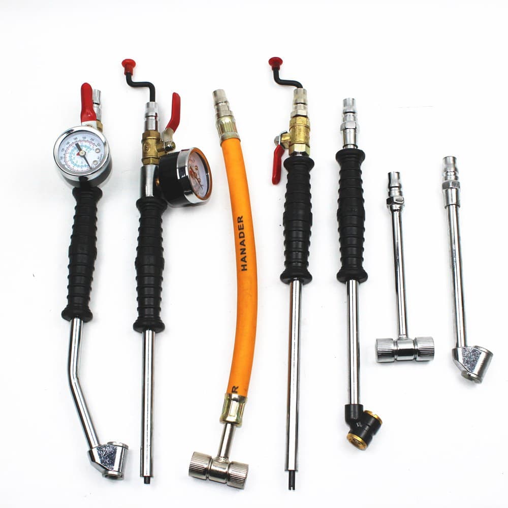Quick Inflation Tire Rod Air Pump Head Car Truck Tyre Inflation Tool Gauge Small Large Vehicle Tire Fast Rod