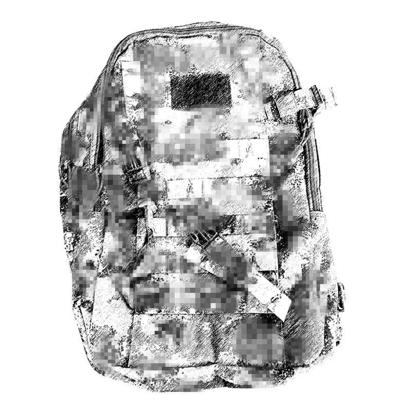 Outdoor Camping Backpack, Wild Camp Storage Training Bag, Portable Water-Repellent Oxford Cloth, Wear-Resistant Tool Work Bag