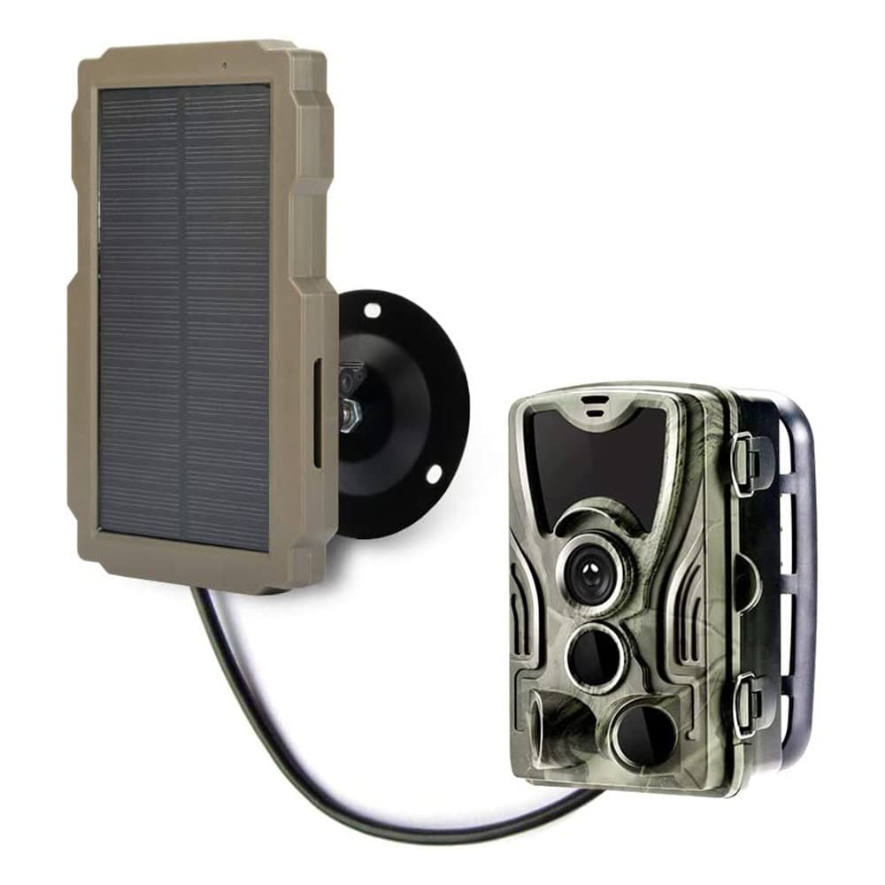 Outdoor hunting camera solar powered rechargeable battery panel can generate electricity, waterproof and drop-resistant 12V 6V