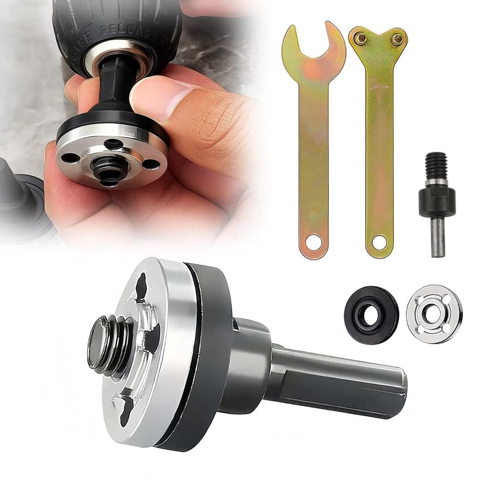 Electric Drill Accessories: Angle Grinder Adapter Rod, Drill Conversion Head, Cutting Angle Grinder Accessory Set