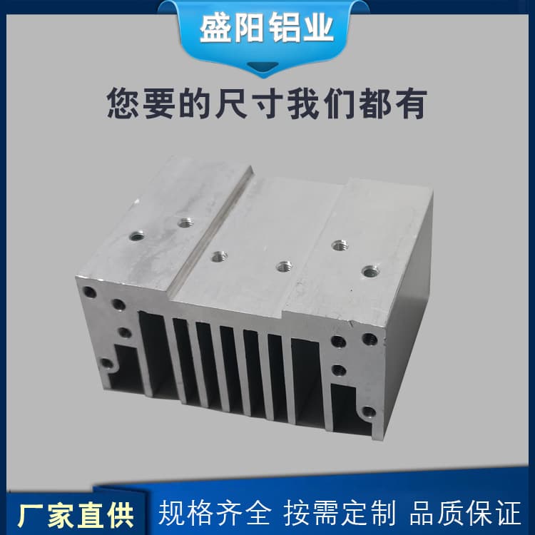 Solid-State Power Plug-In Heat Sinks Factory Aluminum Profile Coolers with CNC Machining, Cutting, and Drilling