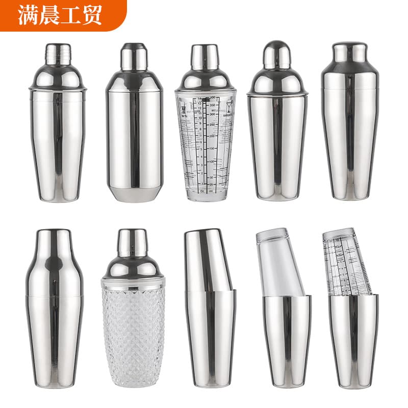 Lemon Hand-Shaken Glass Shake Cup 400ML Cocktail Mixer Modern Minimalist Style Bar Accessories Suitable for All Occasions