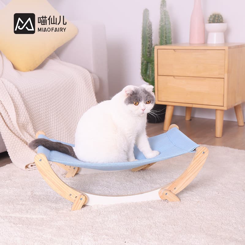 Miaoxianer Pet Supplies Cat Rocking Bed Summer Cat Nest Cat Toy Cat Supplies Pet Rocking Chair Cat Hammock