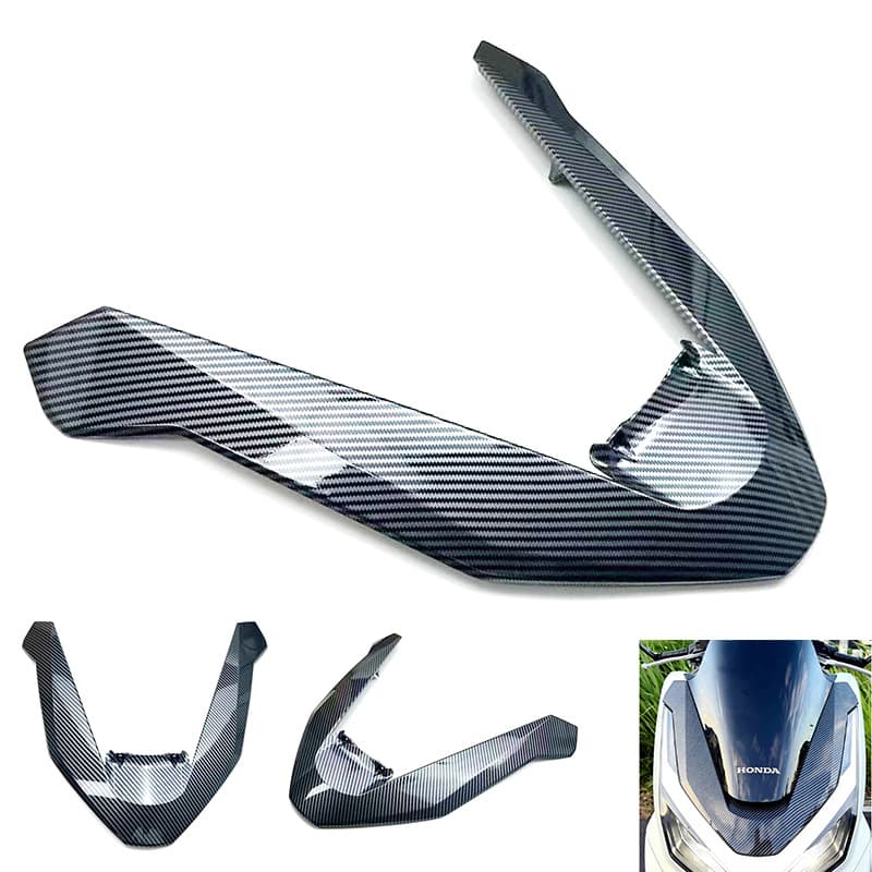 For Honda Motorcycle PCX160 2025 New Model Front Face Body Modification Decoration V-Shaped Front Trim Cover