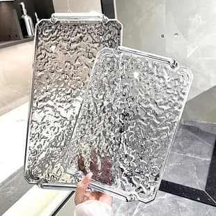 Tray Rectangular Living Room Home Light Luxury High-End Acrylic 2023 New Tea Tray Cup Water Cup Tea Set Tray