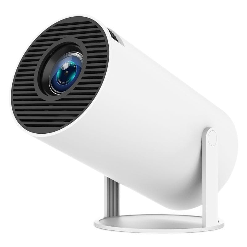 Cross-border HY300 Portable Mini Smart Projector with Stand, Outdoor Home Use, Bubble Tube, Ultra HD, Wholesale