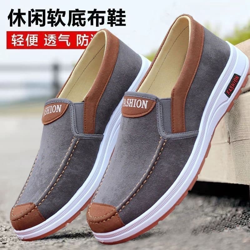 Breathable Cloth Shoes Beijing Tendon Bottom Soft Anti-slip Lightweight Wear-resistant Work Canvas Shoes Comfortable Men's Plate