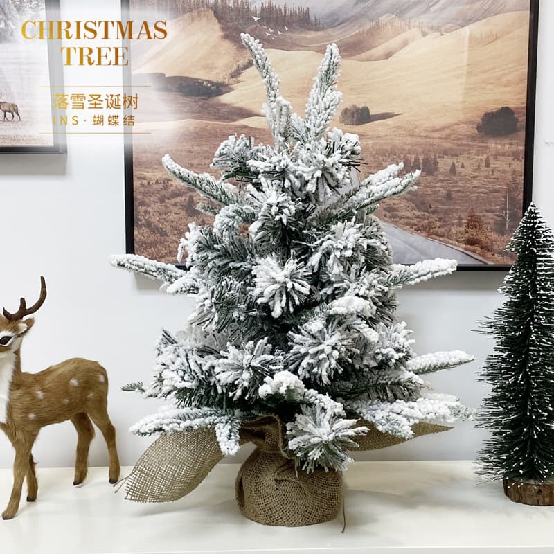 Christmas Tree Tabletop Decoration Small Scenic Arrangement 30/45/60cm Festive Holiday Decorations for Shopping Malls