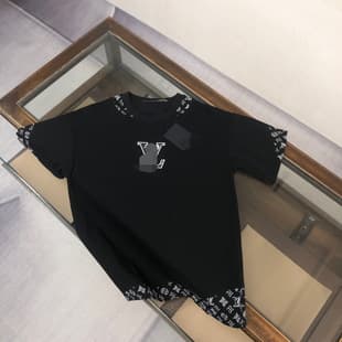 Men's Short-Sleeve T-Shirt Summer Streetwear Versatile Heavyweight Five-Sleeve Loose Half-Sleeve Top Celebrity Same Style