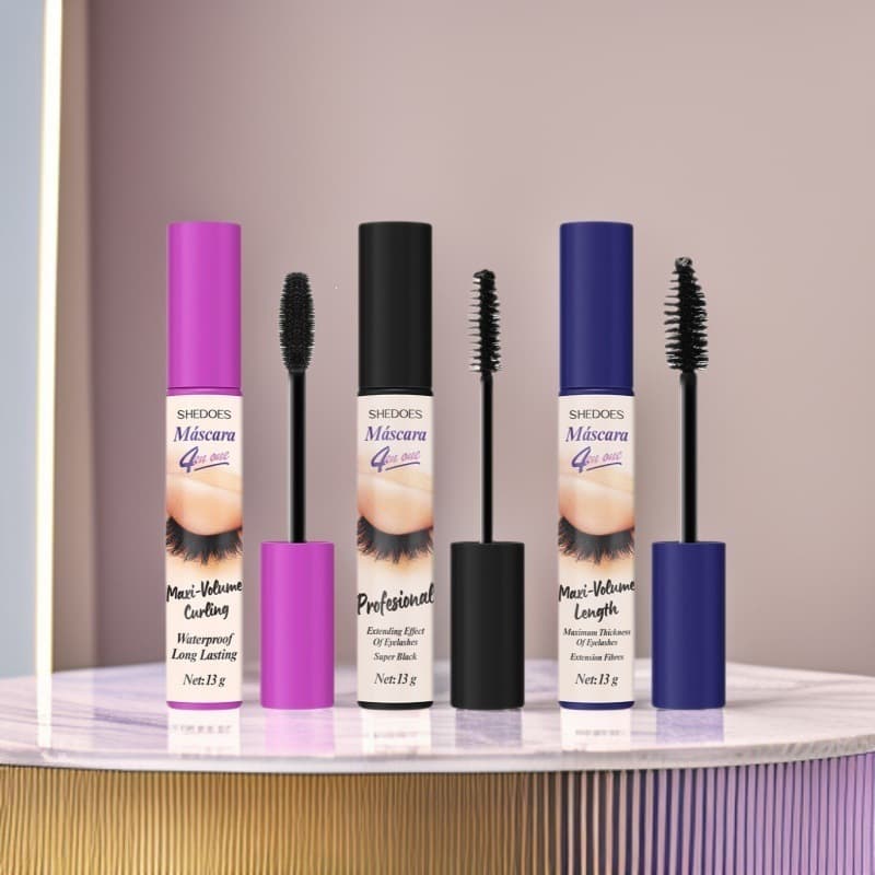SHEDOES Cross-Border South America Hot Selling Long-Lasting Smudge-Proof Waterproof Sweat-Proof Volumizing Defining Lengthening Three-Color Mascara