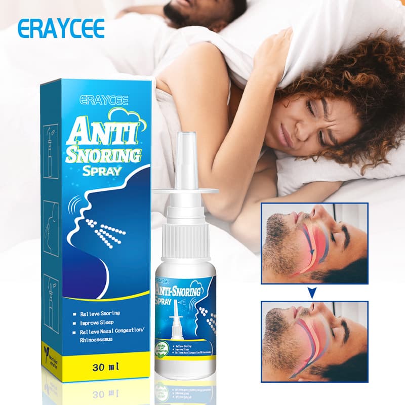 ERAYCEE cross-border foreign trade AliExpress herbal snoring health care liquid anti-snoring snoring nasal spray