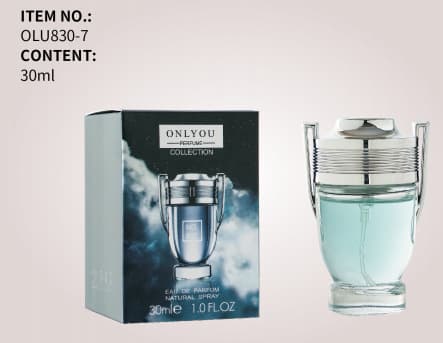 Hot-selling cross-border 30ml women's perfume with display box, mini perfume sample