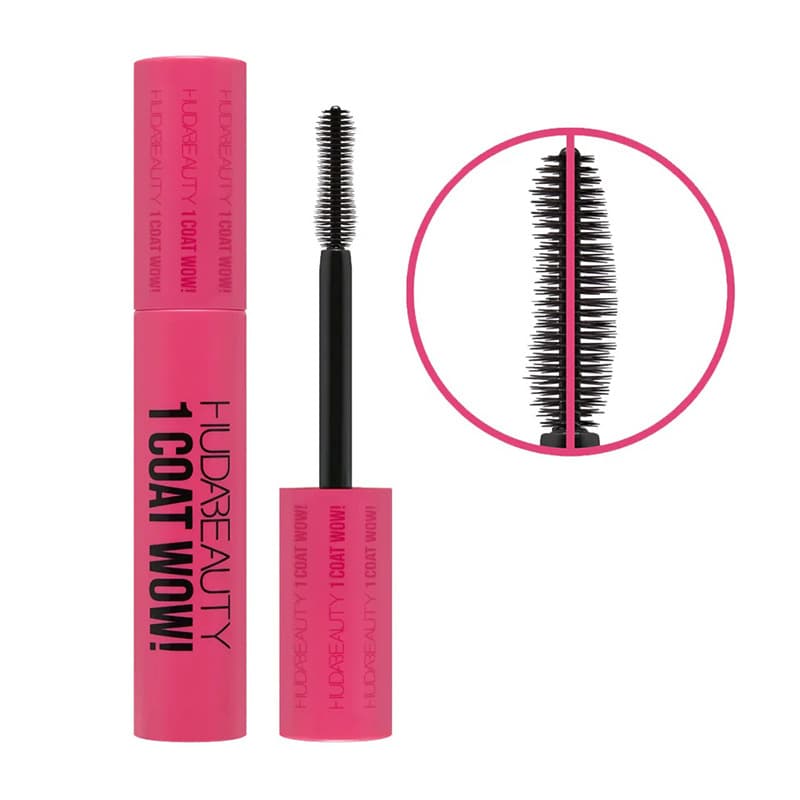 HUDA BEAUTY 1 COAT WOW! Huda Beautiful Thick Slimming Curling Mascara Non-smudge 10ml