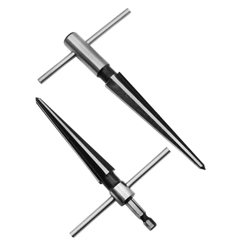 Hand Taper Reamer, Woodworking Machine Tapered Reamer, T-Type Reamer, Hole Opener, Chamfering, Countersinking Tool