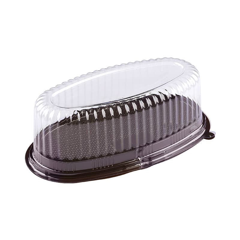 Baking Packaging Light Cheesecake Box Oval Box Transparent Plastic Blister Packaging Box Thickened