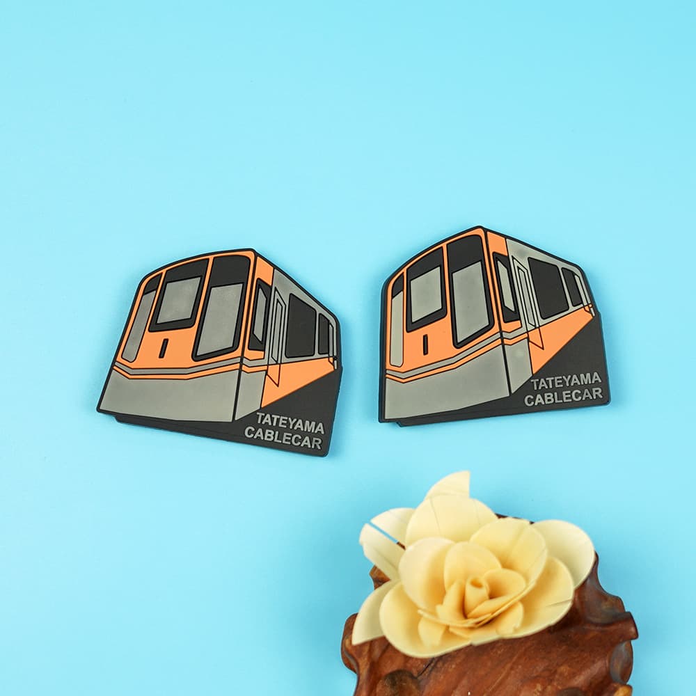 Locomotive fridge magnet factory, cartoon creative 5.7*6.7cm office computer sticker accessories