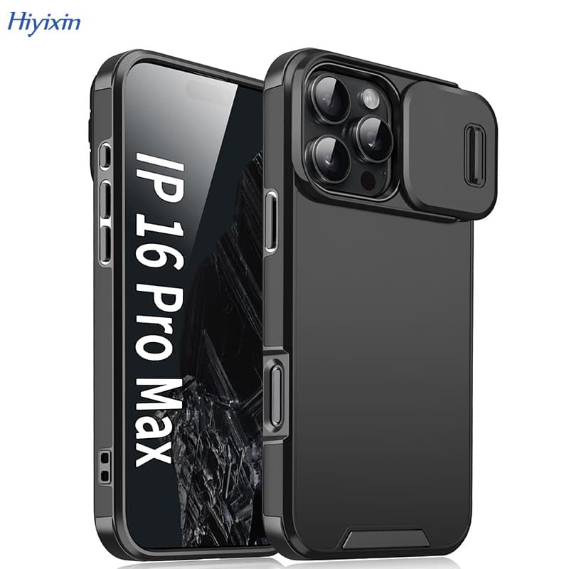 Cross-border Compatible with iPhone 17 Pro Max Navigator Phone Case Apple 18 Pro Sliding Window Shockproof Protective Cover