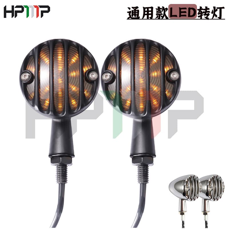 Motorcycle LED Turn Signal Light for Harley XL883/X48 LED Signal Light Turn Signal Electric Vehicle Light Retro Light