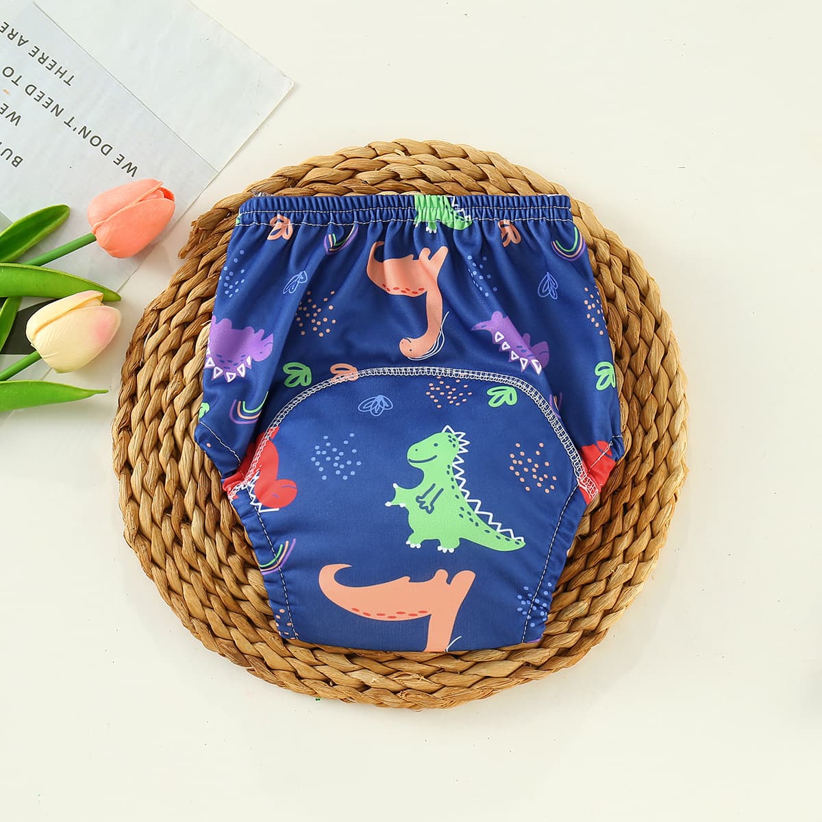 Newborn learning pants, baby waterproof diaper pants, cartoon training pants for boys and girls, baby diaper training pants