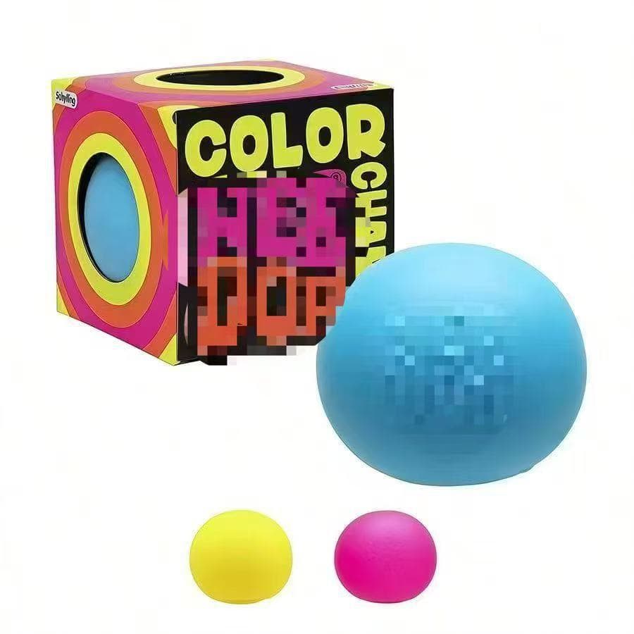 Cross-border Stock Color Change Nee Doh Sensory Stress Ball 3-Color Flour Stress Relief Toy Wholesale