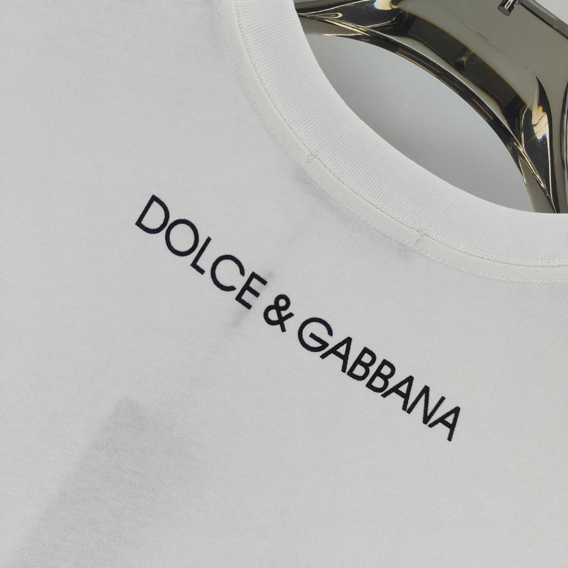 Trendy European Style Versatile D Short-Sleeve T-Shirt Letter Print Pattern Unisex Top In Stock Pullover Casual