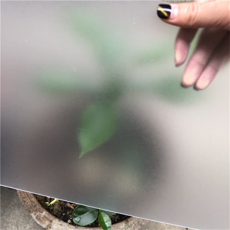 PP Frosted Translucent Plastic Hard Sheet for Balcony Baffle Window Protection Rain Isolation Plate Custom Processing with Drawing