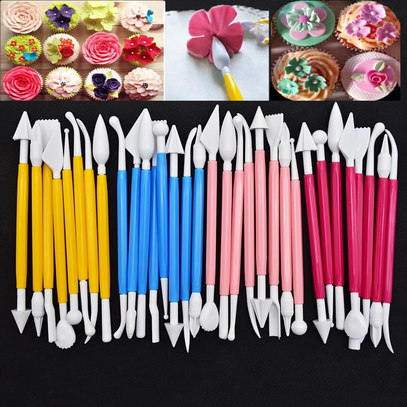 8-Piece Carving Pen Set Fondant Cake Carving Pen Carving Knife DIY Cake Carving Tool