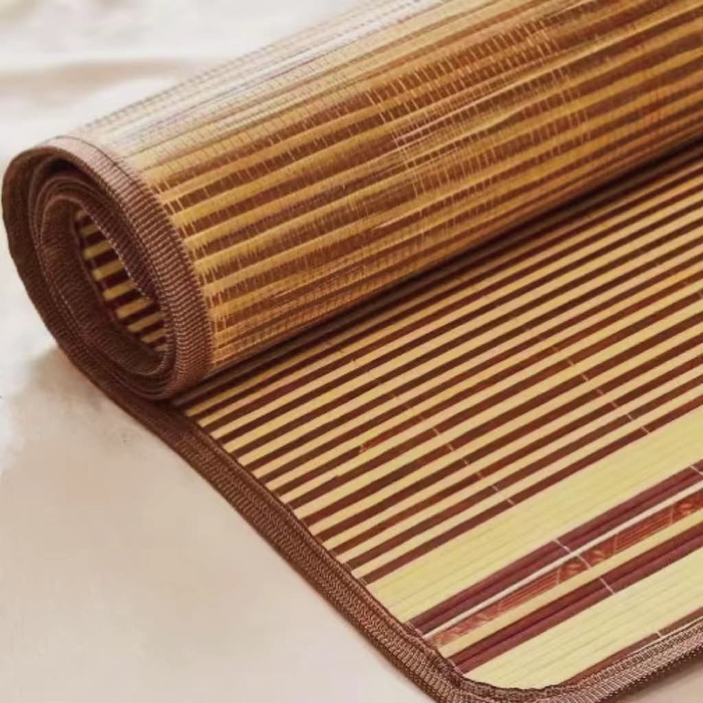 New summer student cool mat for dormitory bunk beds, single bed bamboo cool mat, double-sided bamboo mat, street stall cool mat wholesale.