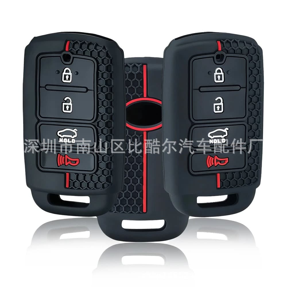 Silicone Car Remote Key Case Cover for Kia K7 Cadenza K9 Sorento K900 Four-Button Key Fob Protector