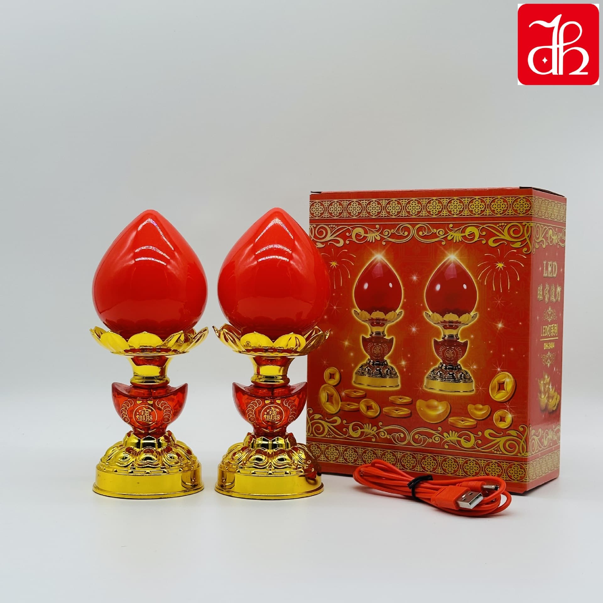 Dongheng Buddhist Supplies New Wealth Attracting Little Prosperity Treasure Lamp, Eternal Buddha Offering Lamp Direct Wholesale from Manufacturer DH-2404