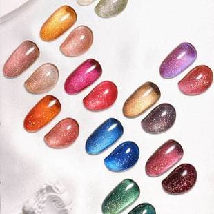 10-Color Dynamic Starlight Cat Eye Gel VINIMAY Nail Polish New Flash Gel for Nail Salon Use Cross-Border
