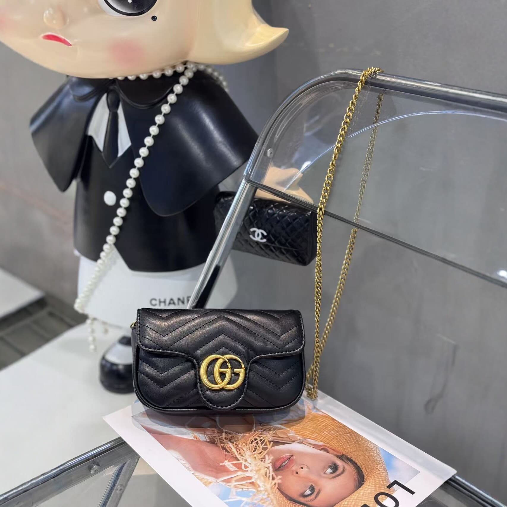 2026 New Fashion Chanel-Style Quilted Chain Bag for Women, Versatile Shoulder and Crossbody Bag with a High-End Feel, Fashionable Mini Bag