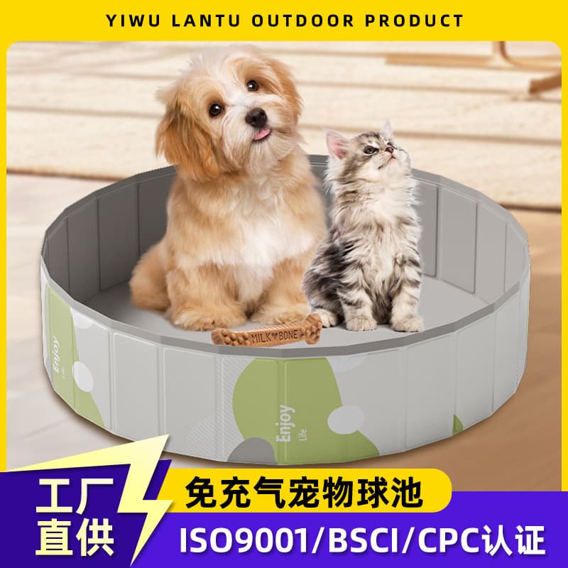 Amazon PVC pet pool portable storage foldable dog bath pool outdoor animal swimming pool bathtub