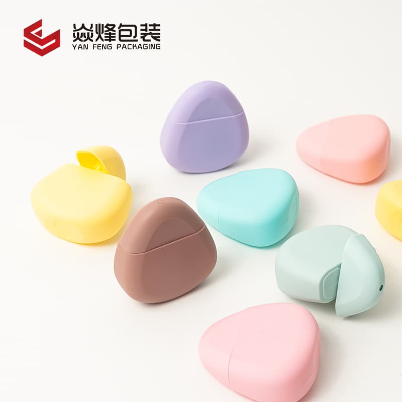 50g Plush Material Hand Cream Packaging Triangle rarebeauty Twist Cap Sunscreen Packaging Skincare Packaging