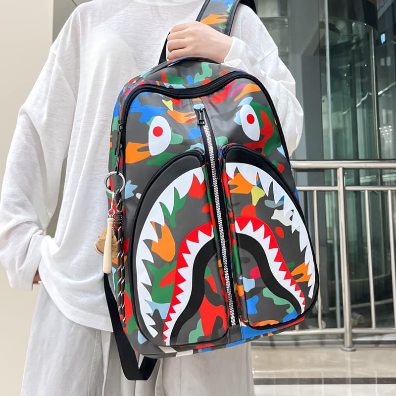 2026 New Quirky Large-Capacity Backpack for Middle School, High School and College Students, Trendy Cool Personalized Versatile Shoulder Bag, Casual Travel Backpack