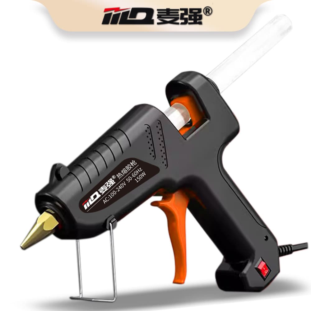 Maiqiang 150W Plug-in Industrial Hot Glue Gun, 11mm for Home DIY Use