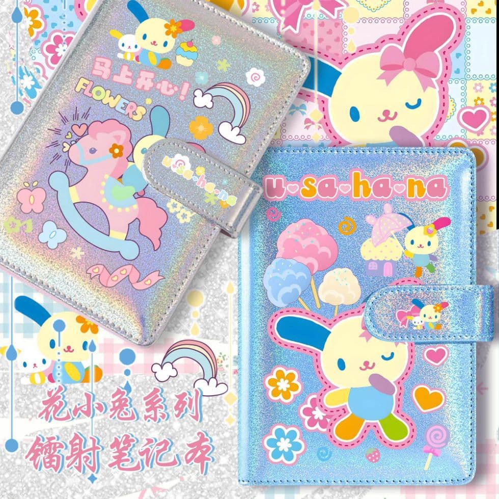 Huaxiaotu Cute A6 Cartoon Hand Account Book Student Notebook Portable Loose-Leaf Diary