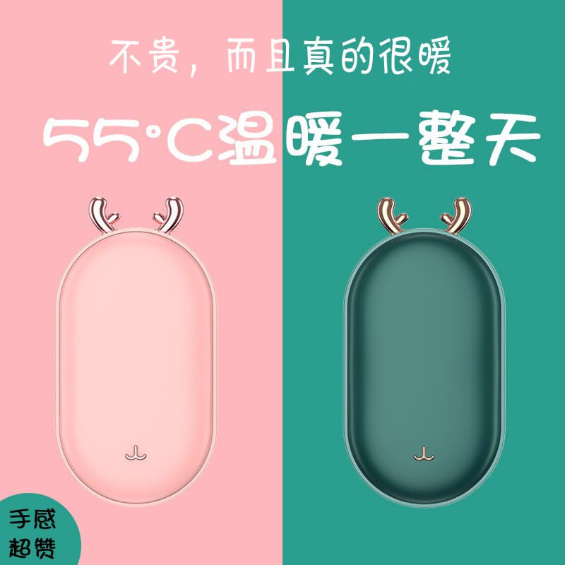 New Hand Warmers with Charging Digital Temperature Control, Double-Sided Heating USB Rechargeable Warmers, Wholesale Gifts