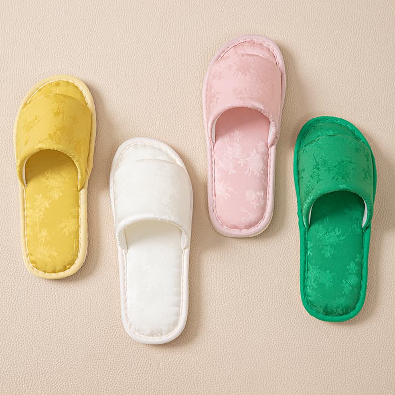 Cross-Border Amazon Eva Silk Linen Slippers for Women in Candy Colors, Simple Home Use, All-Season Cotton and Linen Slippers for Women