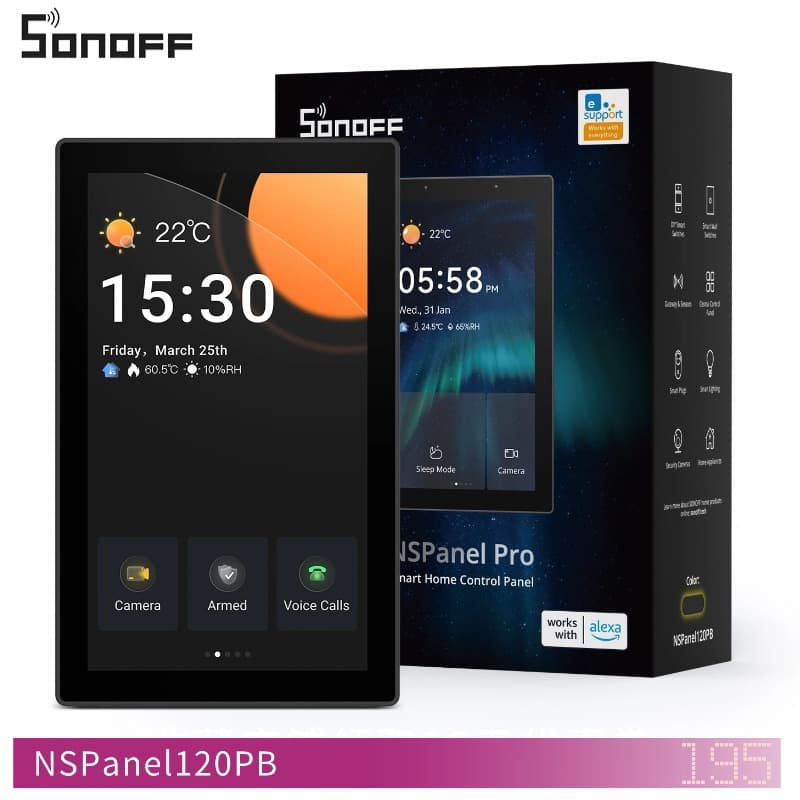 Nspanel Pro 120 Zigbee Ewelink Sonoff Smart Home Control Panel