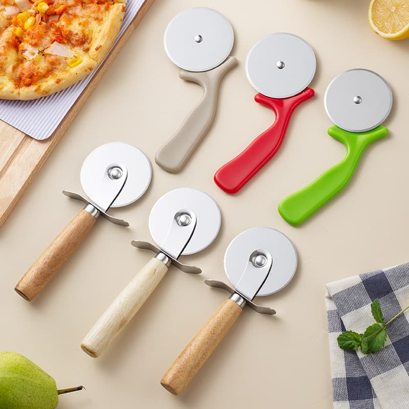 Stainless Steel Pizza Cutter Wheel Rotary Pizza Slicer Pastry Dough Cutter Cake Baking Wheel Tool