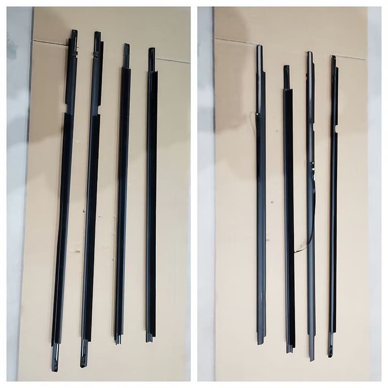 For Toyota Corolla 2003-2008 Car Door Glass Window Trim Strip Water Deflector Outer Weather Seal Strip