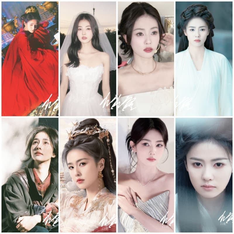Bai Lu Poster 42X29CM Celebrity Merch Student Dorm Wallpaper Office Decoration Mural Photo Wallpaper