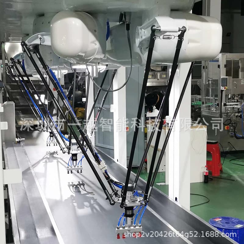 10 Years Focus on Parallel Robot, 2024 Upgraded New Flexible Spider Hand High-Speed Sorting and Handling Robotic Arm