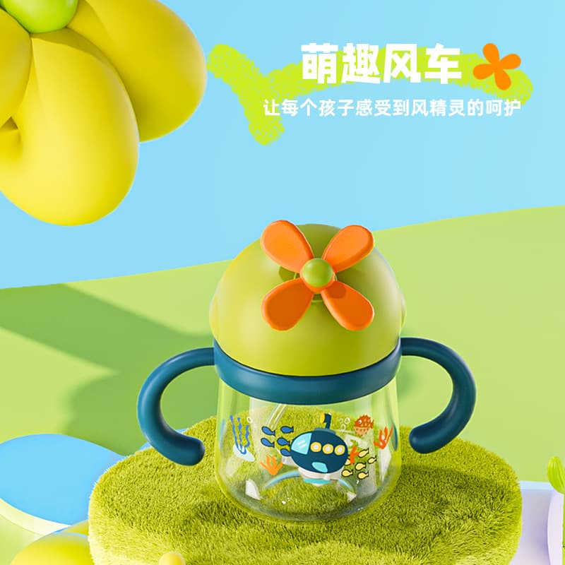 Tritan baby learning drinking cup baby water cup sippy cup kindergarten children home milk cup cup